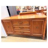 Vintage Sideboard Credenza by Bassett Furniture.