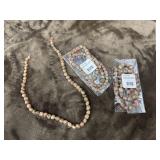 3 Autumn Jasper Bead strands.
