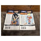 Naruto comic series  Vol 1 and 4