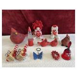 Bundle of Red cardinals, bells and more.