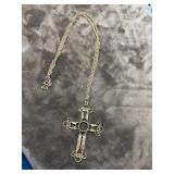Sarah Coventry 1973 Victorian cross necklace.