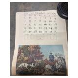 The Travelers Insurance 1969 calendar pages.