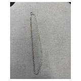 .925 Sterling Silver Rope Chain Bracelet
