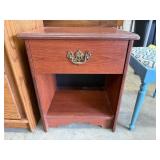 Solid Comfort Cherry Nightstand 1-Drawer