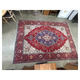 Vintage Persian Tabriz wool rug.
