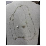 Kendra Scott Iris strand necklace and earrings