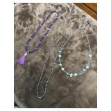 Beaded necklace set