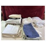 Place mats, napkins, pillow cases and sheets