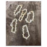 Natural Citrine Gemstone Chip Stretch Bracelet