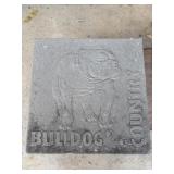 MSU "Bulldog Country" concrete stepping stone.
