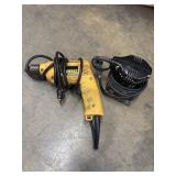 Corded DeWalt 3/8-inch drill, Skil Orbital