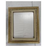 Antique-style picture frame is designed for a