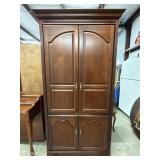 Broyhill Solid Cherry Media Armoire TV Cabinet