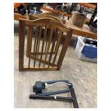 Foldable, freestanding wooden pet gate, Anvil