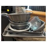 Collection of baking essentials includes various