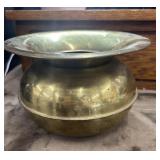 Vintage brass spittoon.