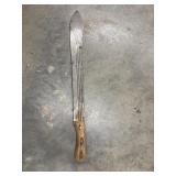 Martindale machete, likely produced in