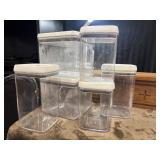 6 pc Better Homes and Garden canisters