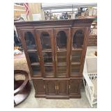Elegant China Cabinet (Missing 3 Glass Shelves)
