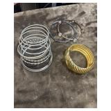 Vintage Joan Rivers gold-plated chunky clamper