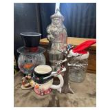 Heavy pewter metal Santa Claus figurine, Gerson