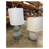Modern art deco table lamps.
