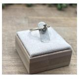 10k Gold Initial "J" Band Ring Marked 10k Size 5.5