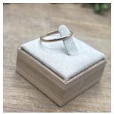 10k gold dainty knuckle ring. Marked. Size 7.5