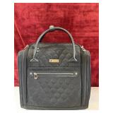Quilted London Fog Calypso underseat rolling bag