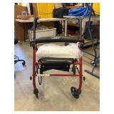 Lumex Walkabout Four-Wheel Rollator Walker
