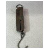 Vintage  hanging spring balance scale