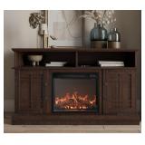 Norrell TV Stand with Electric Fireplace, Stock