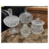 Fostoria American pedestal candy dish