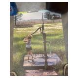 Entitled "Jennifer at the Pump" by listed artist