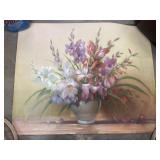 Paintings Vintage floral still life print,