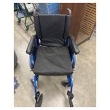 Drive Medical Blue Streak manual wheelchair.