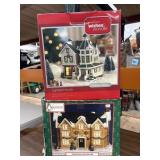 Holiday Lighted village Inn and House