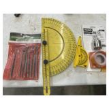 Pittsburgh brand needle file set. plastic