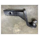 Trailer hitch ball mount.