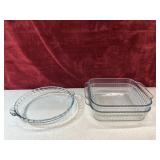 Casserole baking dishes.