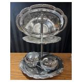 Vintage Silver-plated serving set.