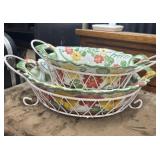 2 Temp-Tations by Tara floral casserole dishes
