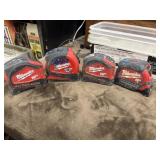 Milwaukee 16 ft. Compact Tape Measures.