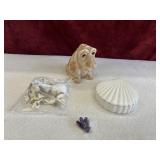 Vintage Royalty Designs flocked dog bank and more