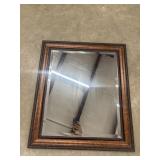 Rectangular Mirror in a Distressed Bronze frame