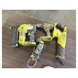 Ryobi 18V collection of used, mixed tool set.