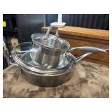 Calphalon Tri-Ply Stainless Steel pots and pans
