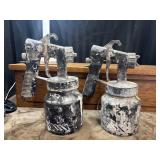 2 Binks HVLP spray guns.