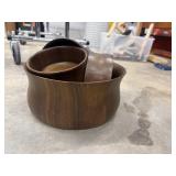 Vintage Mid-Century Modern style salad bowls