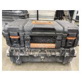 RIDGID brand professional tool storage cases.